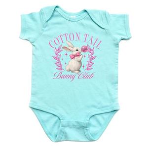 Боди с коротким рукавом и принтом cotton tail bunny club bubblegum The Juniper Shop, Chill