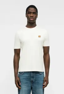 Футболка с принтом головы лисы. Maison Kitsuné, Noble Beige