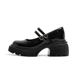 Туфли Мэри Джейн женские черный Old Meow