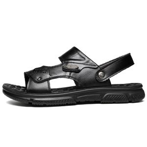 Пляжные шлепанцы мужские коричневые/черные FAPAI