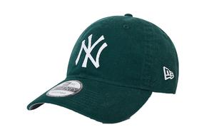 New Era Бейсболка хлопковая с логотипом NY, Green