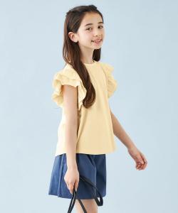 Футболка 110-150 см Unfilo, цвет Yellow [Ruffle Sleeves][040]