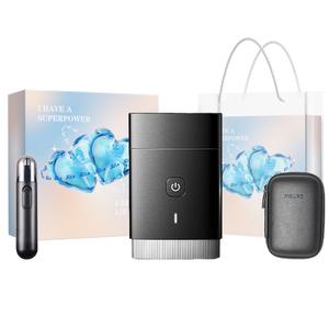 PQ888 роторная бритва из нержавеющей стали с двойным лезвием, полностью моющаяся, с изогнутыми прорезями для лезвий, удобная мини PHILIPS