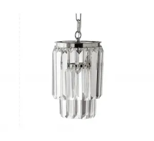 Роскошный подвесной светильник - никель Z Gallerie, прозрачный