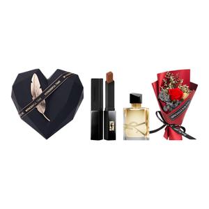 SAINT LAURENT Набор косметики Gold Bar в коробке Starry Sky Rose, легко растушевывается, матовый, стойкий