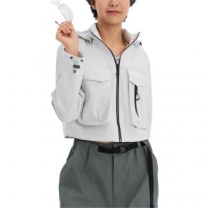 DECATHLON Женская куртка жемчужно-бежевая, Pearl Beige White