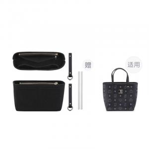 Ремешок для женской сумки из фетра, разноцветный Ingenuity Handmade, черный felt liner+1 pair abrasion-resistant buckle[includes 2 metal protective rings]