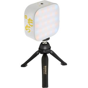 Панель освещения Genaray Mochi On-Camera Mini RGB с настольным штативом (белая)