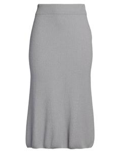 Юбка миди Fedeli, серый