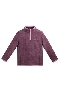 Archie унисекс детский эко флис с молнией 1/4 Weird Fish, фиолетовый