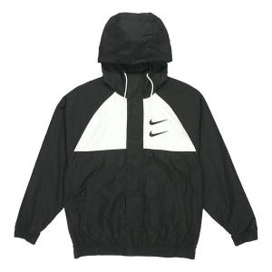 Куртка Men's Nike Windproof Sports Woven Jacket autumn Black, черный