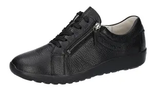 Обувь на шнуровке Waldläufer "K-IRA", кроссовки, полуботинки, удобная обувь удобной ширины K (=очень широкая), черный
