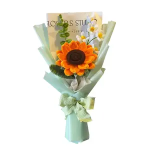 Витая гигантская подсолнух, лучший друг букет куклы плюшевая кукла трубы высокие JIUFEN