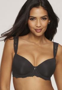 Бюстгальтер на косточках LASCANA, черный