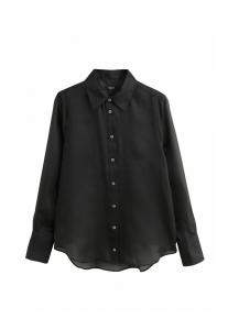 Блуза Next Button-down blouse, Black