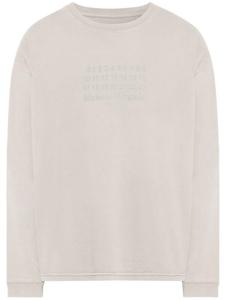 Maison Margiela футболка с логотипом, нейтральный