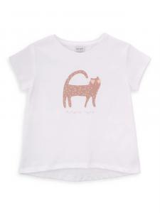 Knot футболка Cat, белый