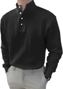 Мужская футболка с длинным рукавом Henley Casual winying