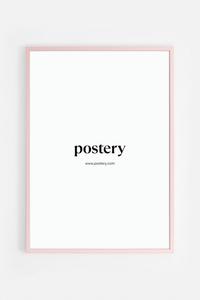 Деревянная рамка для фотографий Postery, 50x70 см, розовый