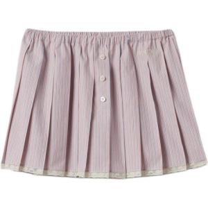 Юбка повседневная женская кораллового цвета Miu Miu