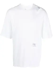 Фактурная футболка с логотипом OBJECTS IV LIFE, белый