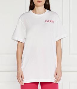 Футболка женская Guess Jeans свободного кроя, белый