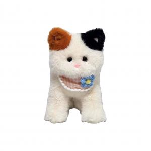 Плюшевая кукла супер милый лисенок, деревенский пес и трехцветный кот высотой 25 см MIANHUIYI