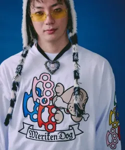 Футболка GALFY/Galfy American HERTS Long Tee (мужская) Select Brands, цвет White