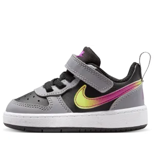 Кроссовки (TD) Nike Court Borough Low Recraft 'Black Cement Grey White Vivid Purple'