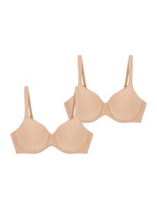 Бюстгальтер на косточках TRIUMPH T-shirt Bra Modern Soft+Cotton, бежевый