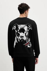 Хлопковая толстовка Hugo, черный