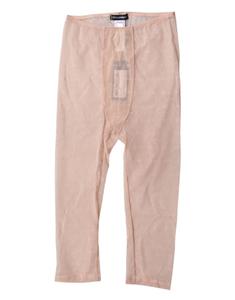 Бежевый логотип кружевное белье укороченные колготки нижнее белье Dolce & Gabbana