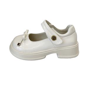 WUJI Женские туфли Мэри Джейн на массивном каблуке экрю, цвет Ecru