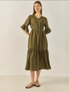 Bianco Lucci Платье в оливковом цвете