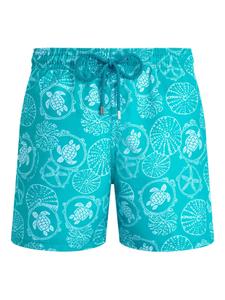 Шорты для плавания Vilebrequin Oursins, зеленый