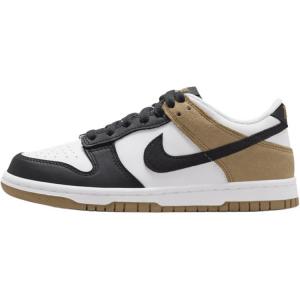 Nike Детские низкие скейтбордистские кроссовки Dunk, белые, черные, коричневые, для подростков
