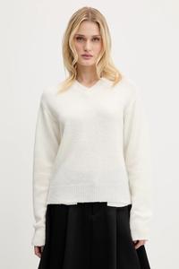 Шерстяной свитер solanu HUGO, бежевый