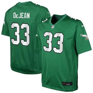 Джерси Philadelphia Eagles Youth Cooper Dejean Kelly Green Nike