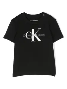 Футболка с логотипом Calvin Klein Kids, черный