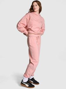 Спортивные брюки Ivy из флиса для кампуса Pink, ivy fleece dusk pink vday bling