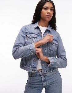 Оригинальная джинсовая куртка Levi's Trucker светлого оттенка