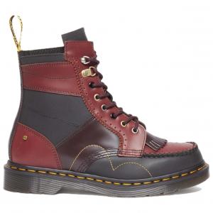 Короткий ботинок Мартин Унисекс Чёрный Красный Dr.Martens