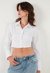 Блуза LELA SLIM FIT, White