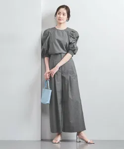 Блузка MANTECO с пышными рукавами United Arrows, цвет Dk.Gray