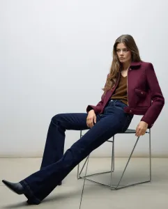 Женская куртка с петлями Tintoretto, бордовый