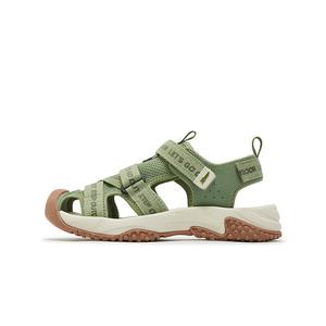 Сандалии детские, противоскользящие, дышащие, низкие XTEP, серый/зеленый