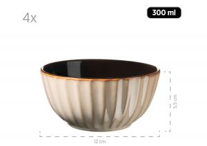 Кофейный сервиз Mäser, светло-коричневый