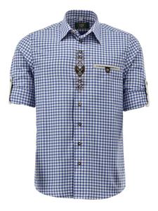 Традиционная рубашка Феруми средне-синего цвета OS-Trachten