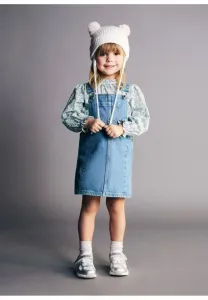 Детское джинсовое платье Mango Kids, Medium Blue