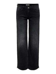 Джинсы с широкими штанинами ONLY, черный